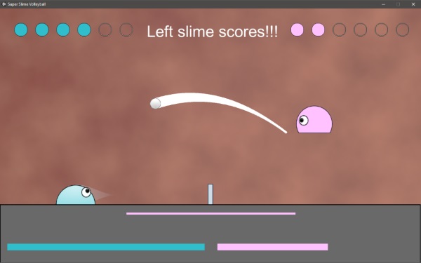 Super Slime Volleyball screenshot